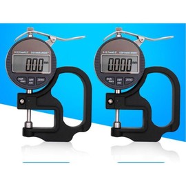 두께측정기 1/100 1/1000 두께게 필름 가죽 종이 [백분율 두께 게 측정기 10mm 범위 12 7mm] Thickness Gauge 1/100 1/1000 Thickness Measuring Device for Film, Leather, Paper [Percentage Thickness Gauge 10mm Range 12 7mm]