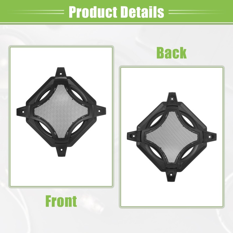 A ABSOPRO 6 Inch Car Speaker Grille Cover with Screws