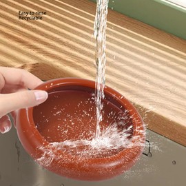 Fruit Storage Box, Fruit Vegetable Shaped Savers Storage Box, Set of 4 Reusable Refrigerator Storage Box Antioxidant for Onions, Lemons, Garlic and Potatoes, Avocado