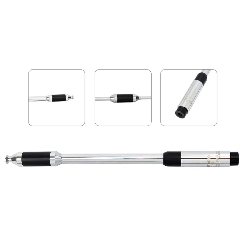 144/430MHz VHF/UHF Radio Antenna SMAP Rod Antenna 11 Tier Telescopic