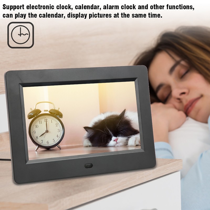 7 inch 800*480 HD Digital Photo Frame Screen Multiple Languages