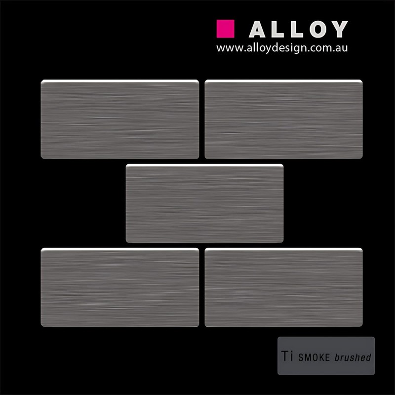 Mosaic Pattern S-House-Ti-SB Collection House Titanium Smoke Brushed