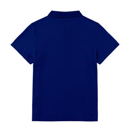 Kid Nation Boys Polo Shirt Unisex School Uniform Shirts for Girls Kids Golf Shirt Collared Shirt Performance Polo Navy Blue 8-10 Years