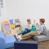 Children's Factory Library Lounger, Flexible Seating Classroom Furniture, Comfy Kids