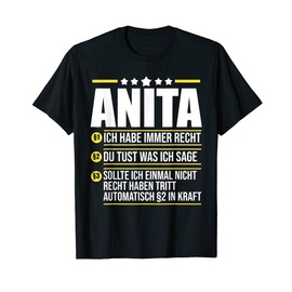 Anita T-Shirt, black