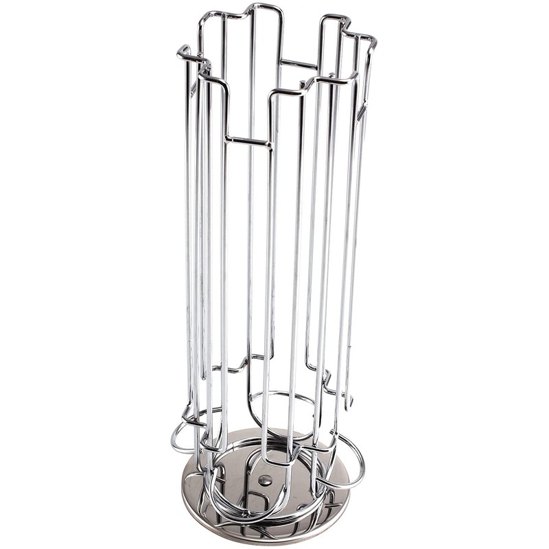 St@llion Chrome 24 Coffee Pod Stand Capsule Holder 360 Degree