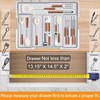 Homecor Large Utensil Organizer for Kitchen Drawer, Expandable Silverware Drawer