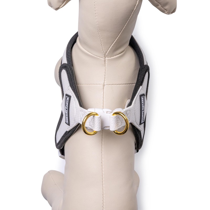 Fluffy Tailers White Step In Harness For Small Dogs -
