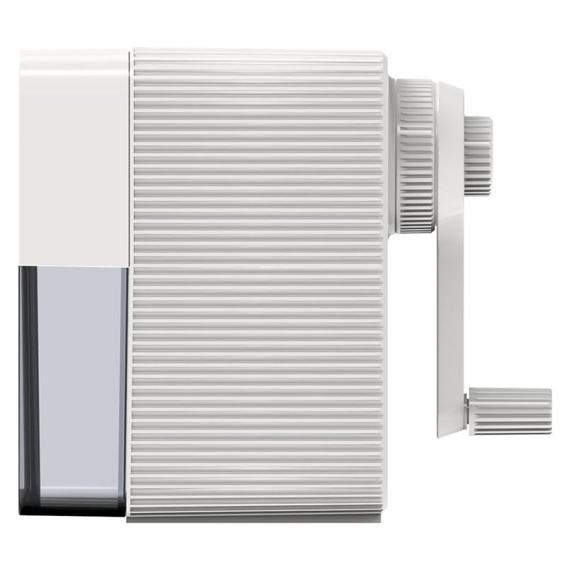 Nakabayashi DPS-H501W Manual Pencil Sharpener for Sharpening Thick Pencils, White