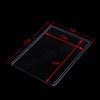LUNA PARK 200 Clear Card Sleeves, 100 PVC Fundas Duro