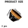 2 Pcs Multifunctional Kabuki Brush - Foundation, Blusher, Powder, Concealer