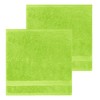 Lashuma Towels, Set of 2, Apple Green, Guest Towels, 30