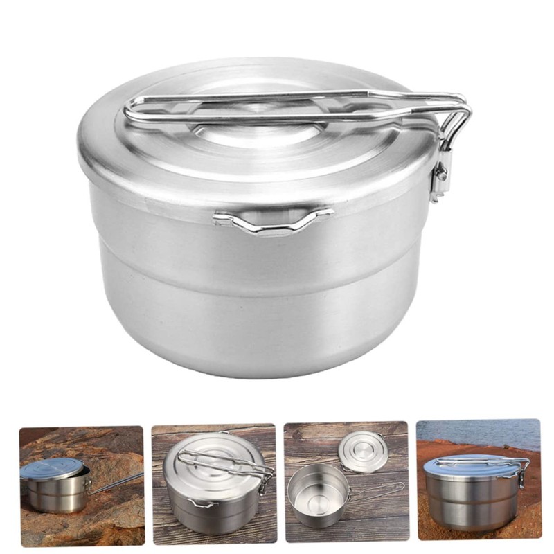 Alipis Multi-Function Lunch Box Lightweight Stainless Steel Sealed Lid for