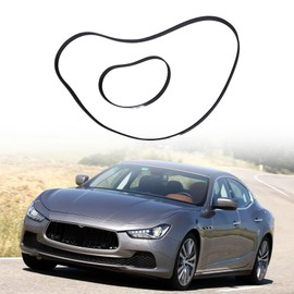 Priprilod Compressor alternator Serpentine Belt Compatible with Maserati Ghibli 2014-2020 Quattroporte 2014-2020 Levante 2017-2020 243857 286570