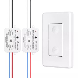 DEWENWILS Wireless Remote Control Wall Light Switch for Ceiling Lights 30M Range