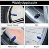 GaRhomxy Car Tire Valve Stem Caps, 4 PCS Universal Aluminum