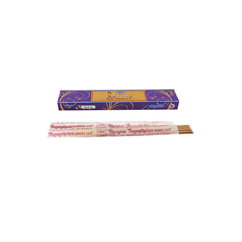 Satya Natural Incense Natural Lavender 12 x 15g