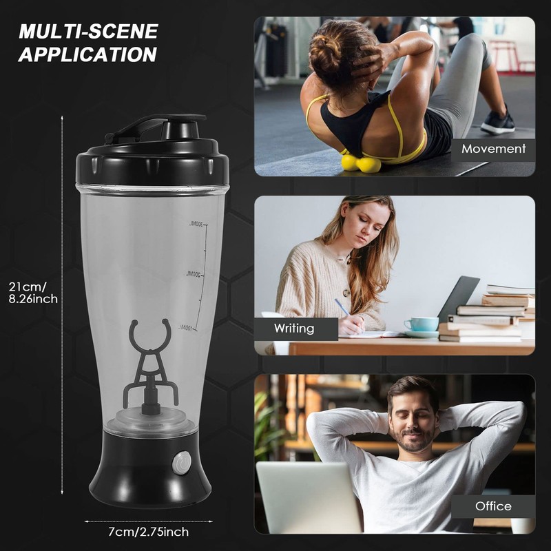 Hausdec 300ML Automatic Self Stirring Protein Electric Portable Movement Mixing