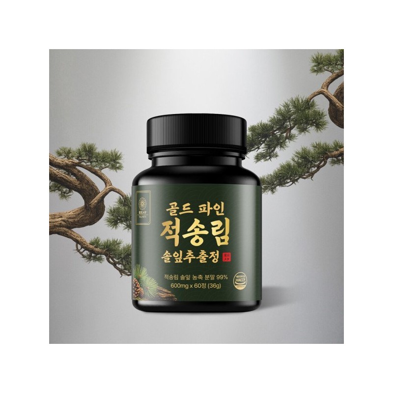 도쿄메타 골드 파인 적송림 솔잎 추출물 정 국내산 100% Tokyo