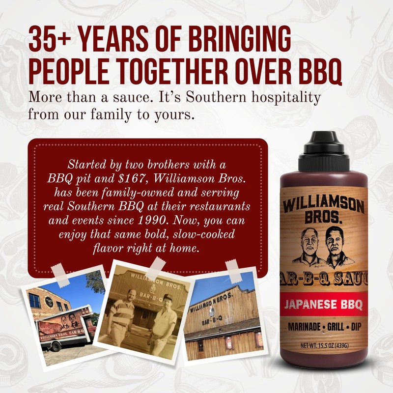 Williamson Bros – Japanese BBQ Sauce | Sweet & Savory