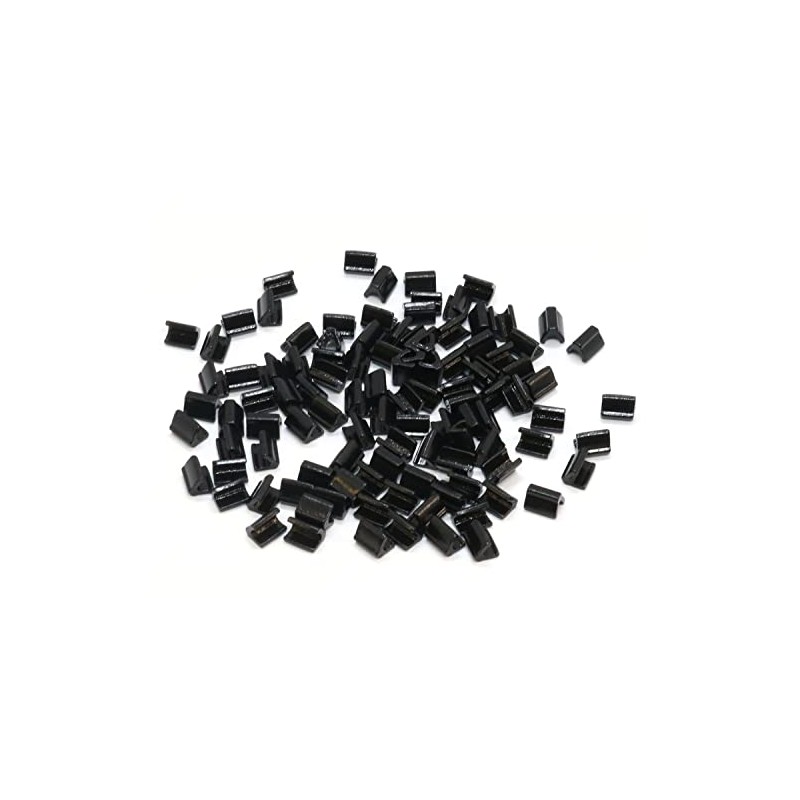 Y.K.K Snap Fastener Stopper Parts, Upper Stopper, 50 Sets, Compatible