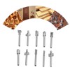 10Pcs Router Bit Set Large Capacity Chip Groove Nonstick Knives