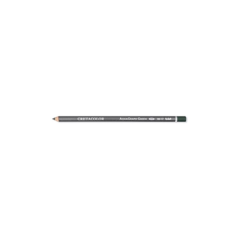 CRETACOLOR AquaGraph Water Soluble Pencil, Green