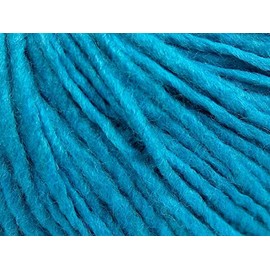 Turquoise Blue Wool Cord - Wool, Acrylic Blend Yarn, 50 Gram 109 Yards