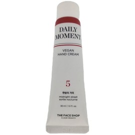 The Face Shop Daily Moment Vegan Hand Cream 05 Midnight Street 30ml / 데일리 모먼트 비건 핸드크림 05한밤의 거리 30ml
