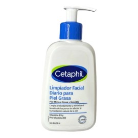 Cetaphil Gel Limpiador Antibrillo para Piel Grasa con Acné, 237ml