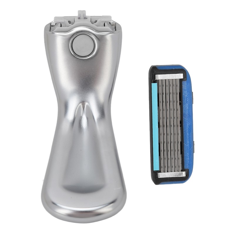 Men Manual Razor Six Blades Waterproof Precise Portable Removable Quick
