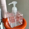 Transparent Lotion Empty Bottle Pump Container 250ml Cosmetic Dispenser Sufficient Capacity Soap Food / 투명 로션 공병 펌프 용기 250ml 화장품 디스펜서 충분한 용량 비누 식품