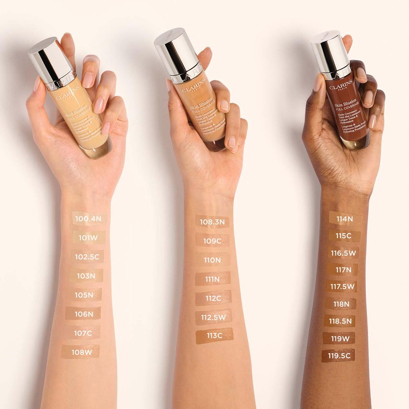 Clarins Skin Illusion Full Coverage 101W 30ml