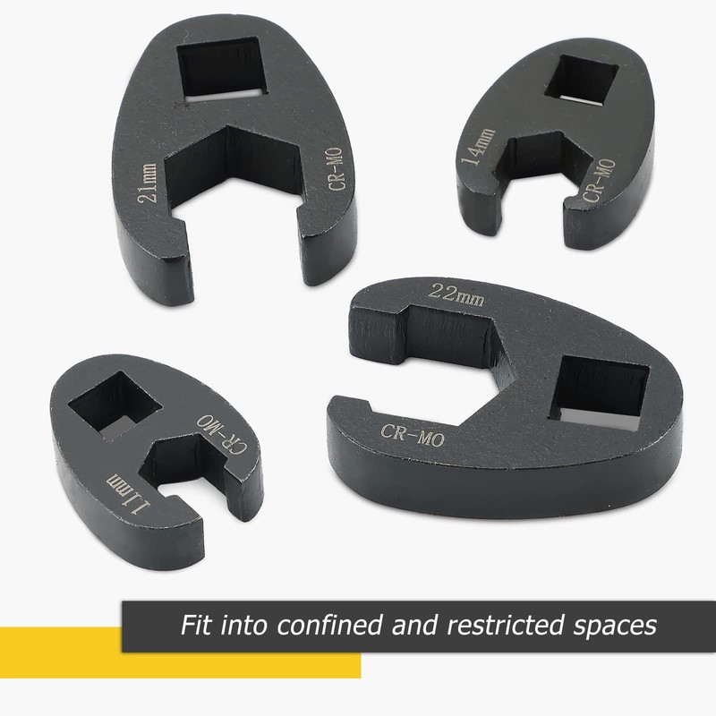 Acymner Crowfoot Flare Nut Wrench Set | 15PCS Metric Crows