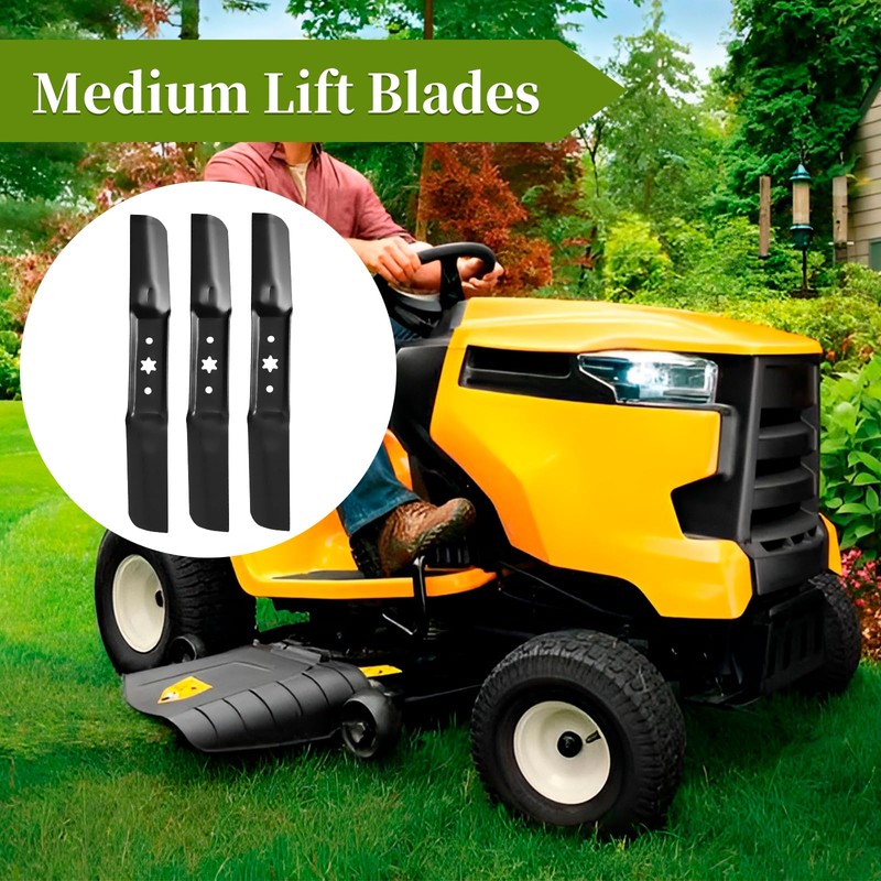 Bularie 942-05056A Mower Blades Compatible with Cub-Cadet ZT1 54" Mower