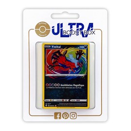 my-booster SWSH045-FR25-UB-046 Yveltal 046/072 Stunning Holo Myboost X Epée et Bouclier, 4.5 Destinées Radieuses, Box of 10 French Pokémon Cards