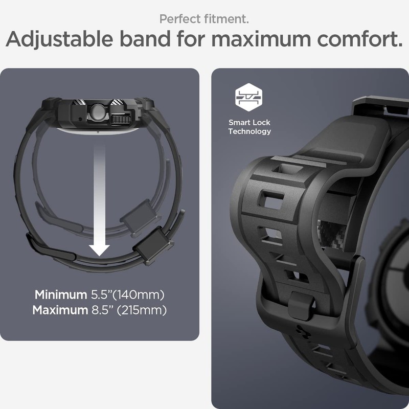 Spigen Pixel Watch Rugged Armor Pro Variation, Polycarbonate Thermoplastic Polyurethane