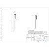 Vodaland Rebar Stakes J Hook Extra Heavy Duty 1/4 inch