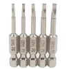 Fixinus 5 Pieces Magnetic Triangle Screwdriver Bits Set, 1/4 Inch