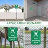 Fire Safety Assembly Point Sign 200x300mmx1mm Outdoor Weatherproof Rigid PVC