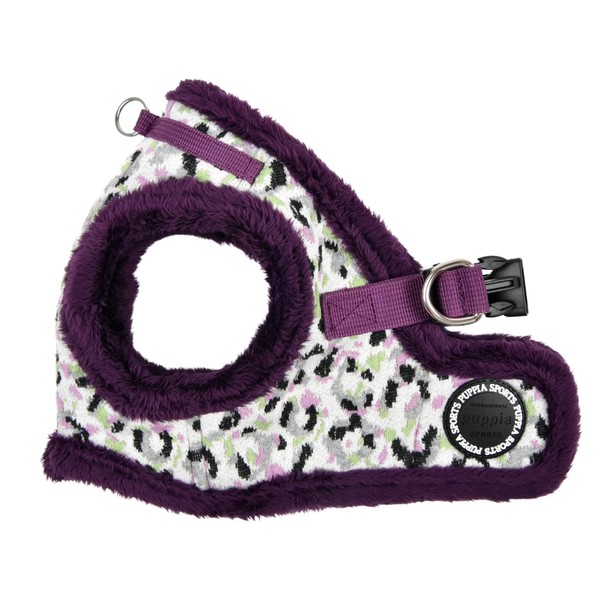 Puppia Huxley Vest Dog Harness Step-in Warm Winter Leopard Pattern