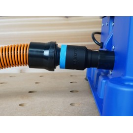 Hose Adapter Compatible with Kreg Foreman Pocket Hole Jig (1-1/4" Hose)