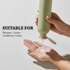 TOCHANGE Green Empty Squeeze Bottles Refillable Containers for Lotion, Cream