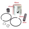 PCC 40mm Piston Rings Kit 2 Stroke For 49cc 50cc