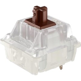 Granvela Cherry MX RGB Brown Key Switches Plate Mounted Tactile 55g Force Switch for Mechanical Keyboard,MX1A-L1NA 10 Pack in PE Protective Box with Switch Puller.