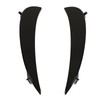 Gloss Black Front Bumper Fog Grille Air Vent Trims Replacement
