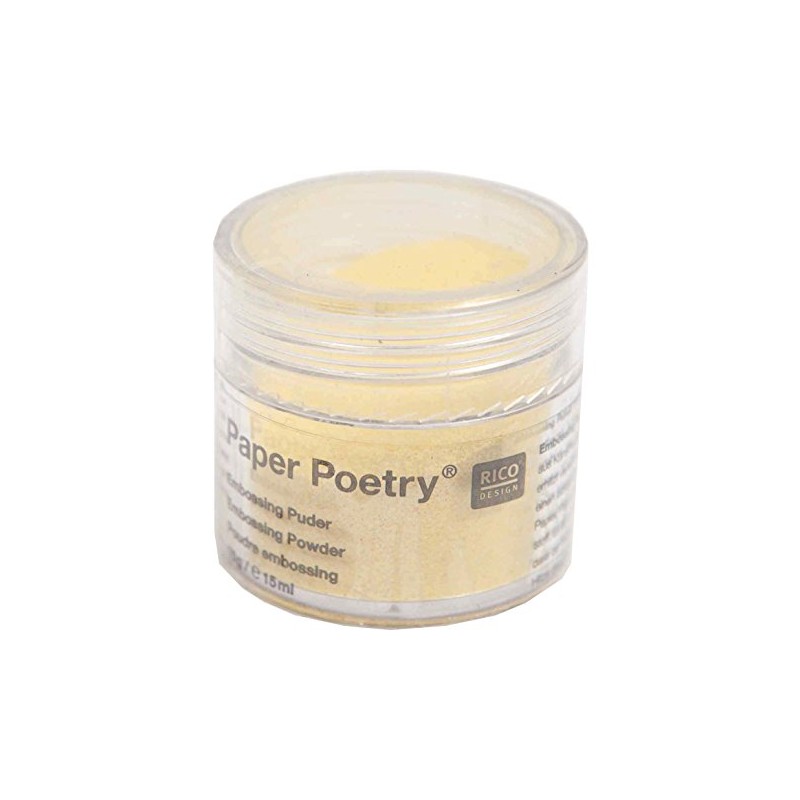 Rico Design Embossing Powder Yellow Opal Art