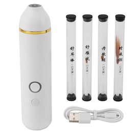 Electric Ear Wax Removal Tool Ear Wax Removal Kit 2 Gears Feathered Ear Cleaning Tool Set 600mAh Type C Fast Charging