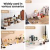Aminigram 8 Packs Cabinet Organizer Shelf, Acrylic Kitchen Cabinet Shelves,
