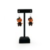 Pixie Earrings – Lightweight 3D Printed earrings for fantasy fans:_Pumpkin